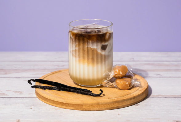 English Toffee Iced Latte